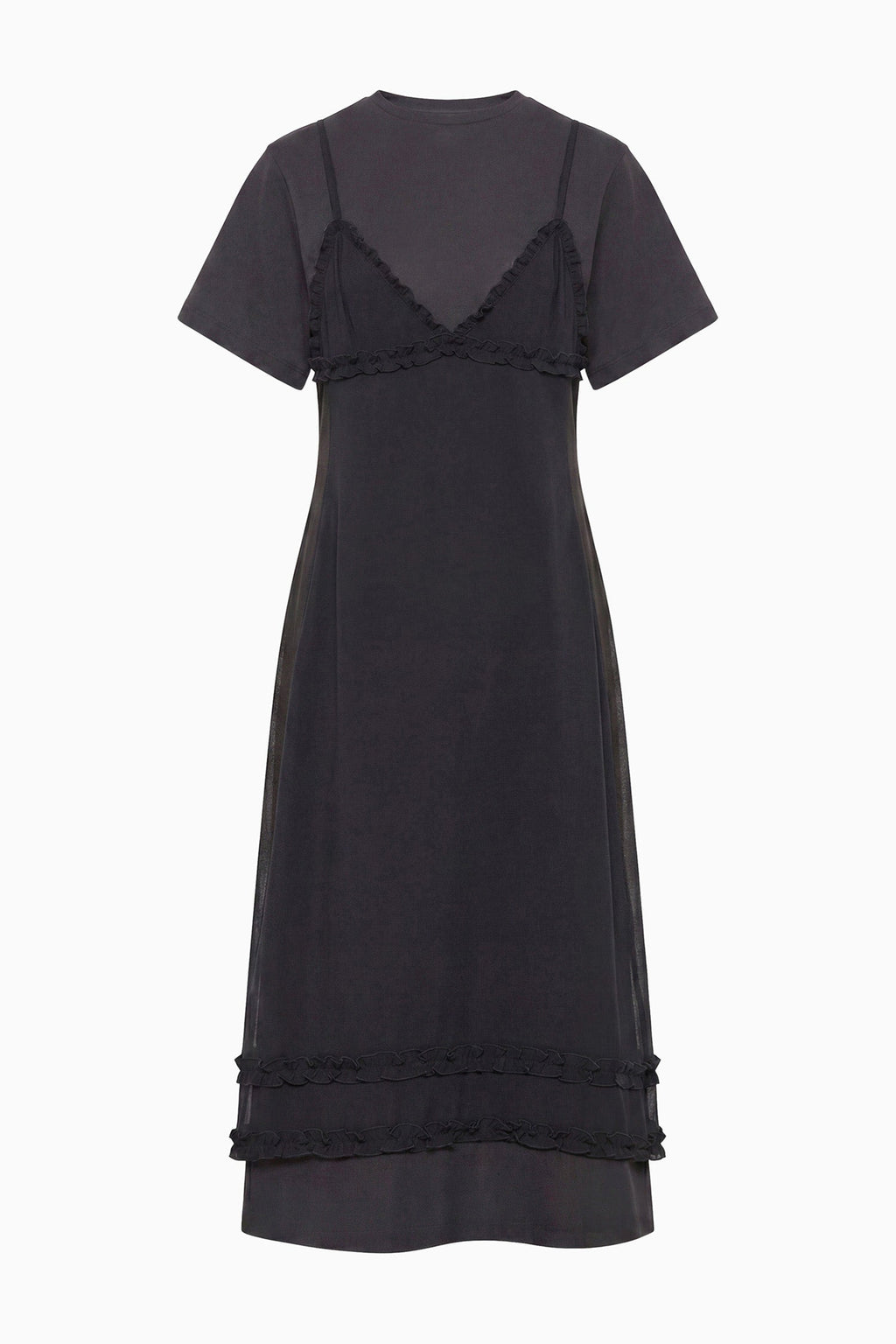 Tallis Cotton Dress - Noir