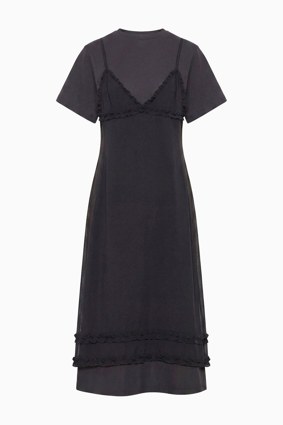 Tallis Cotton Dress - Noir