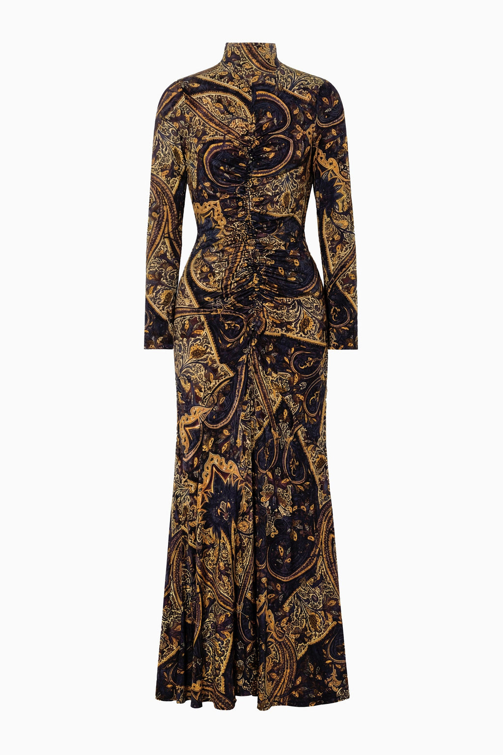 Ida Long Sleeve Jersey Dress - Twilight Paisley