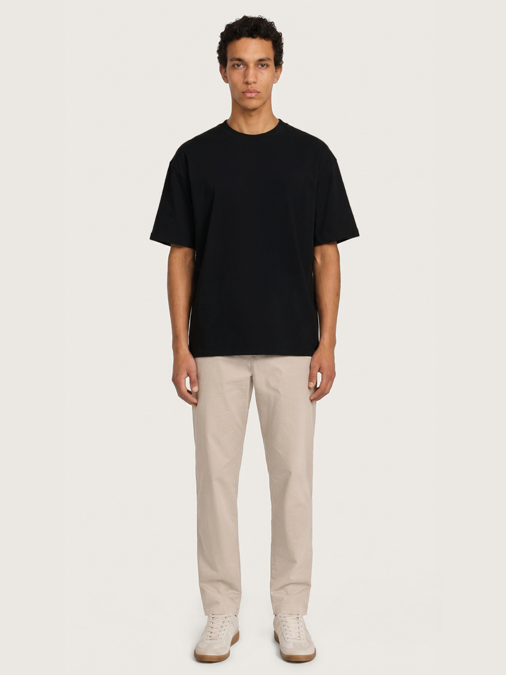 The Relaxed T-shirt || Black | Organic Cotton