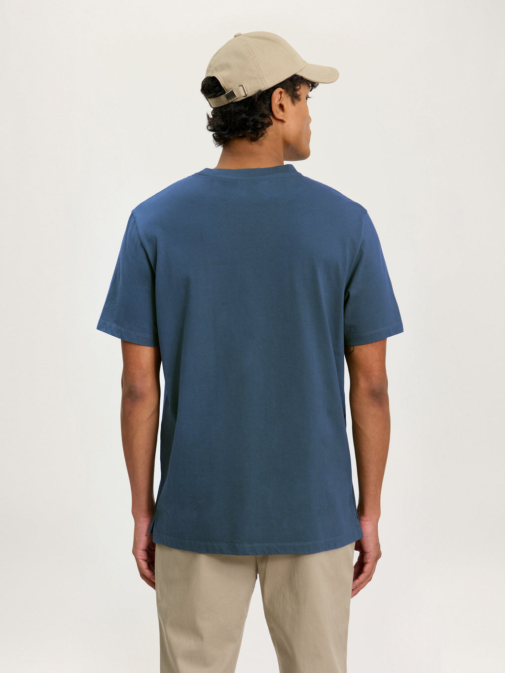 The Heavyweight Tee || Petrol Blue | Organic Cotton