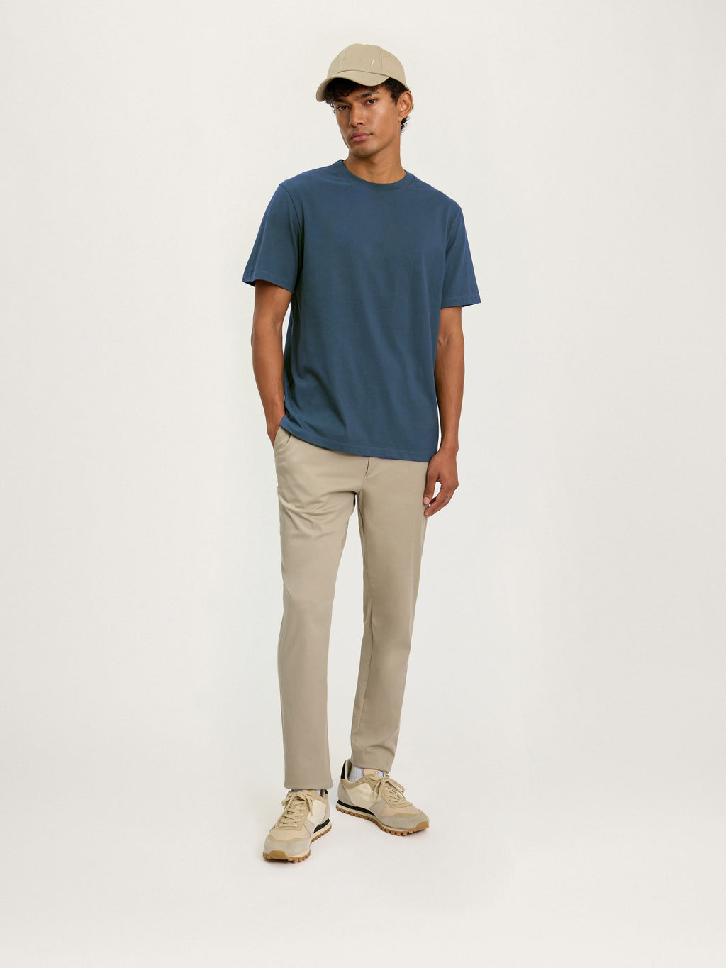 The Heavyweight Tee || Petrol Blue | Organic Cotton