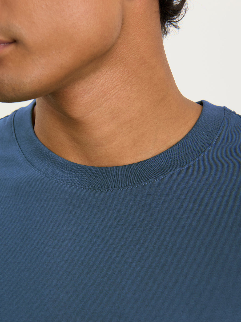 The Heavyweight Tee || Petrol Blue | Organic Cotton
