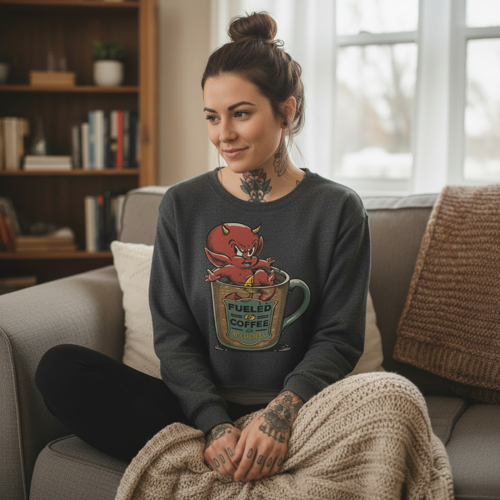 Hot Coffee L/S Crop