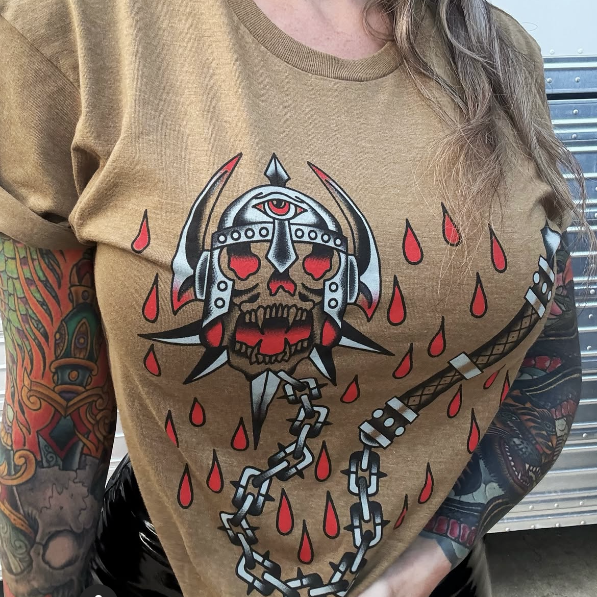 Hate Kills T-Shirt – Bold Tattoo Design