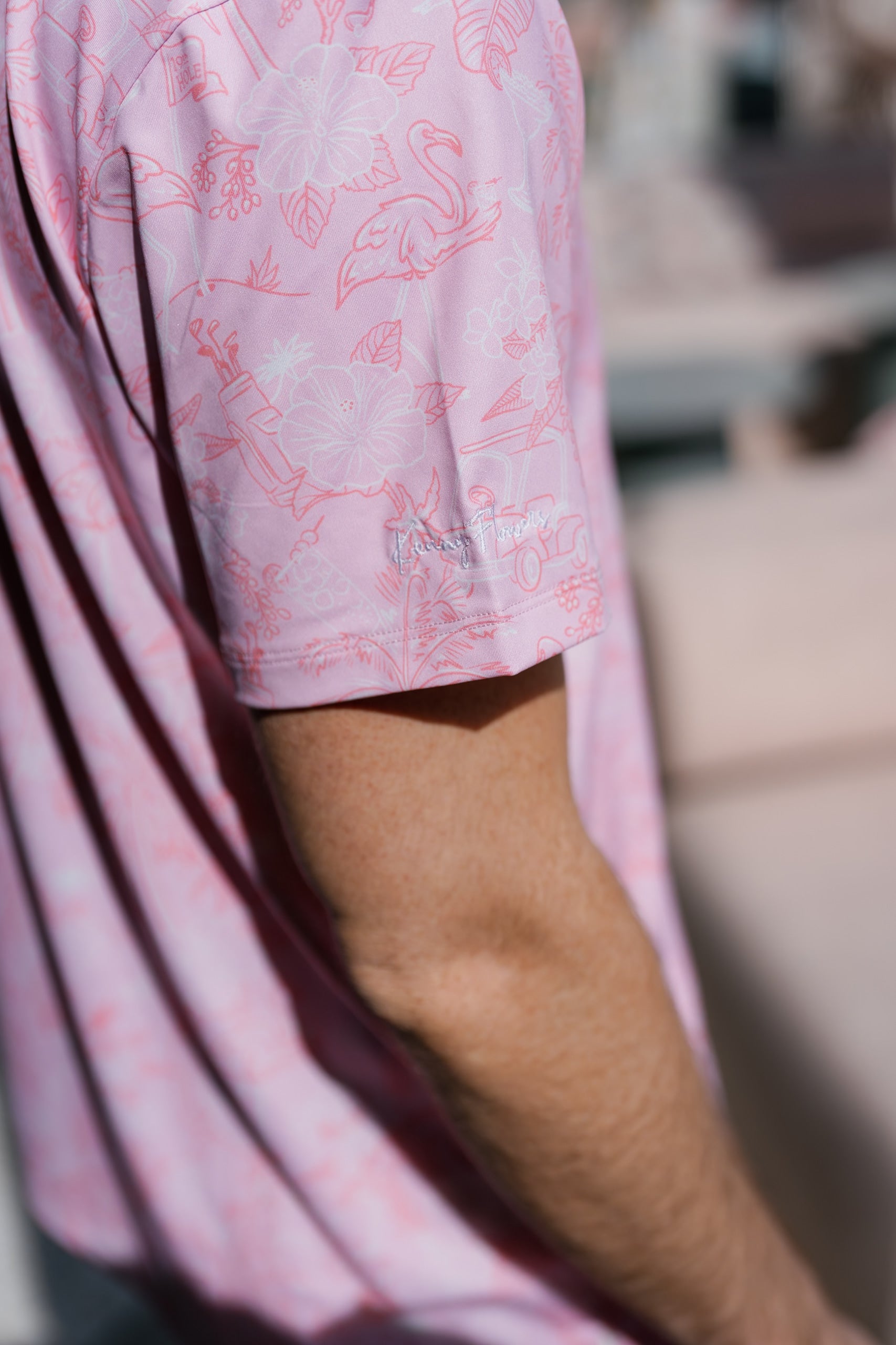 The 19th Hole - Pink Golf Shirt
