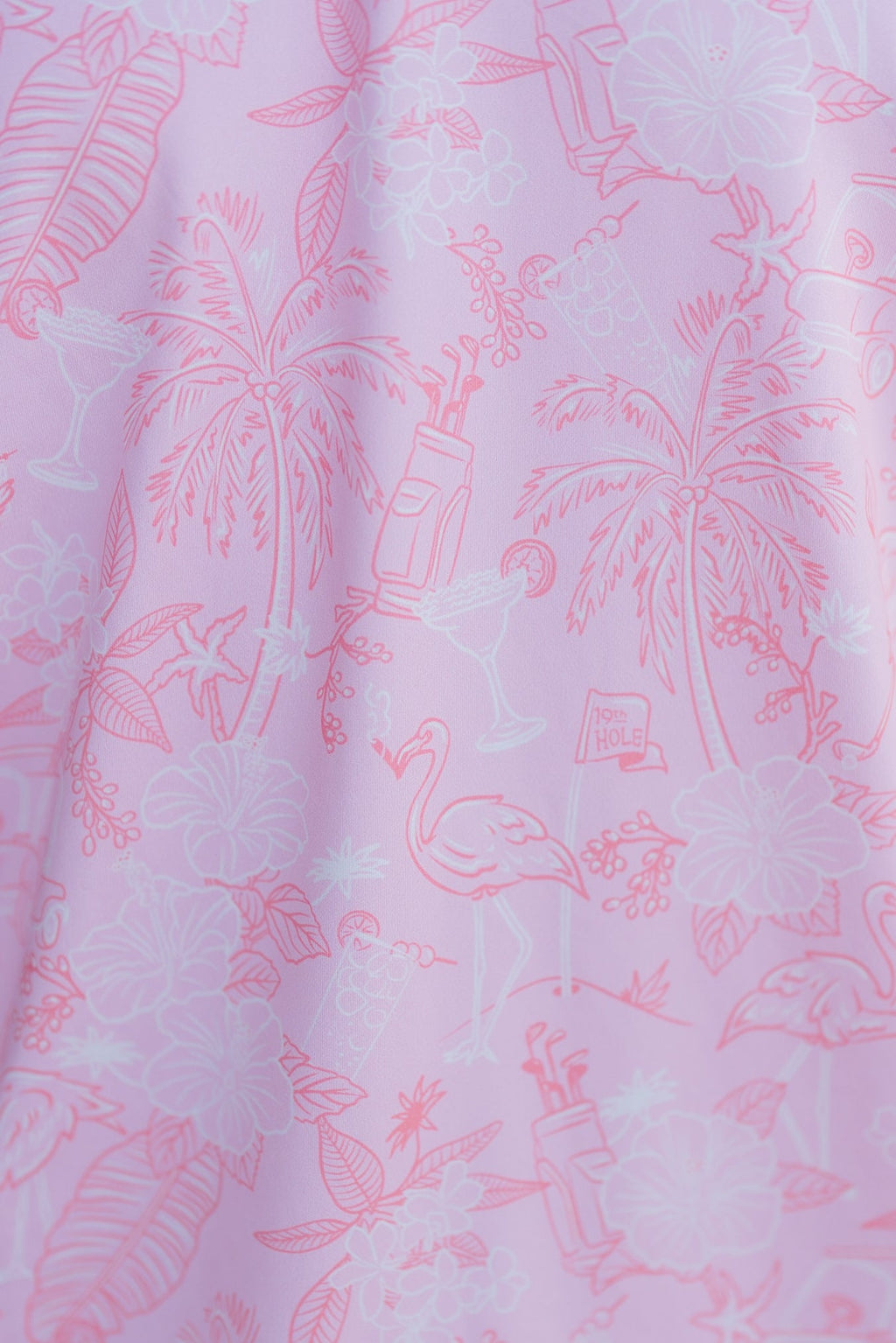 The 19th Hole - Pink Golf Shirt