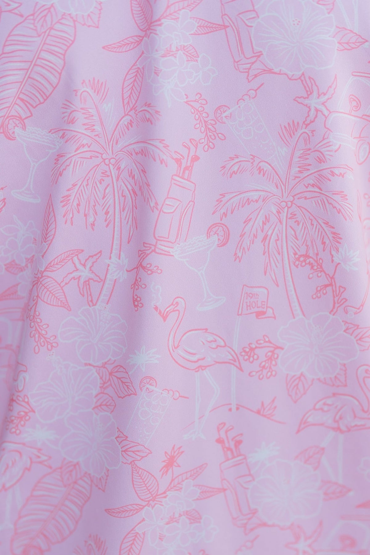 The 19th Hole - Pink Golf Shirt