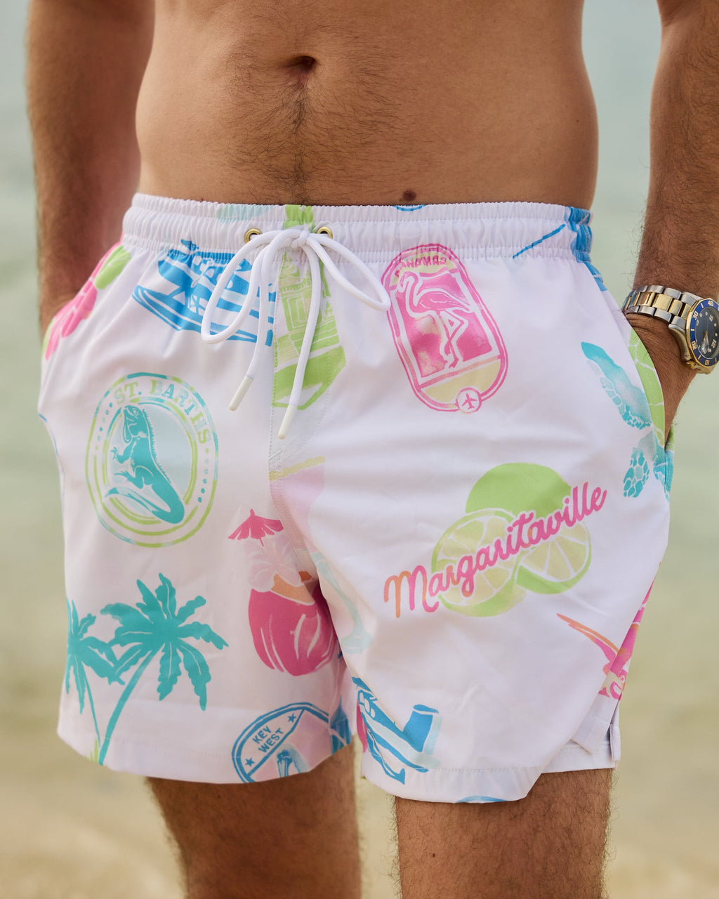 Margaritaville by Kenny Flowers – The Changes in Latitude - All-day Athleisure Short