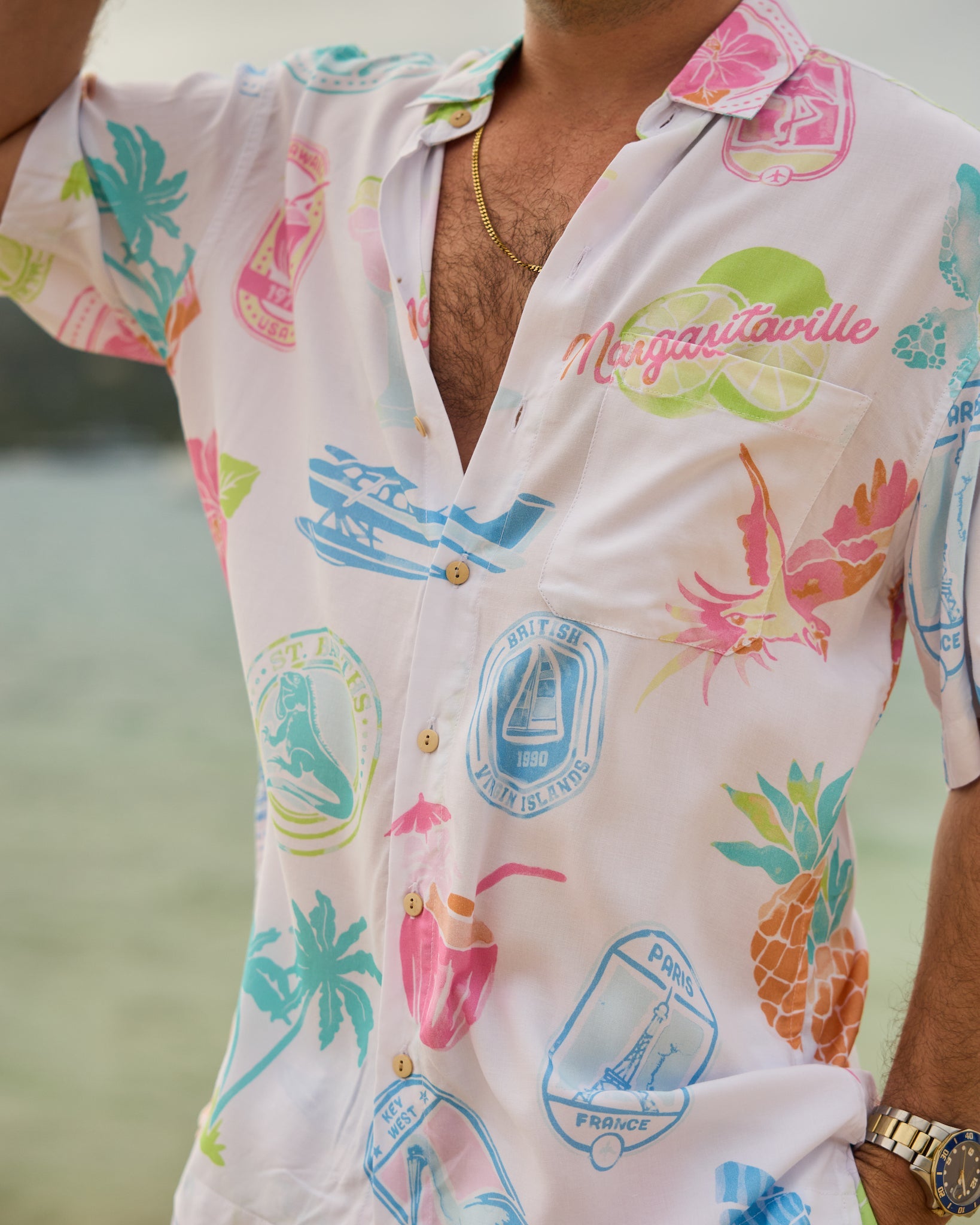 Margaritaville by Kenny Flowers – The Changes in Latitude - Short Sleeve Shirt