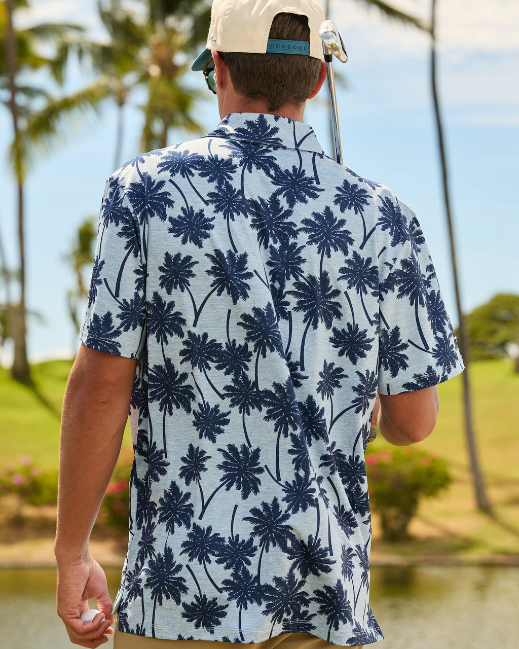The Palmera - Heathered Golf Shirt