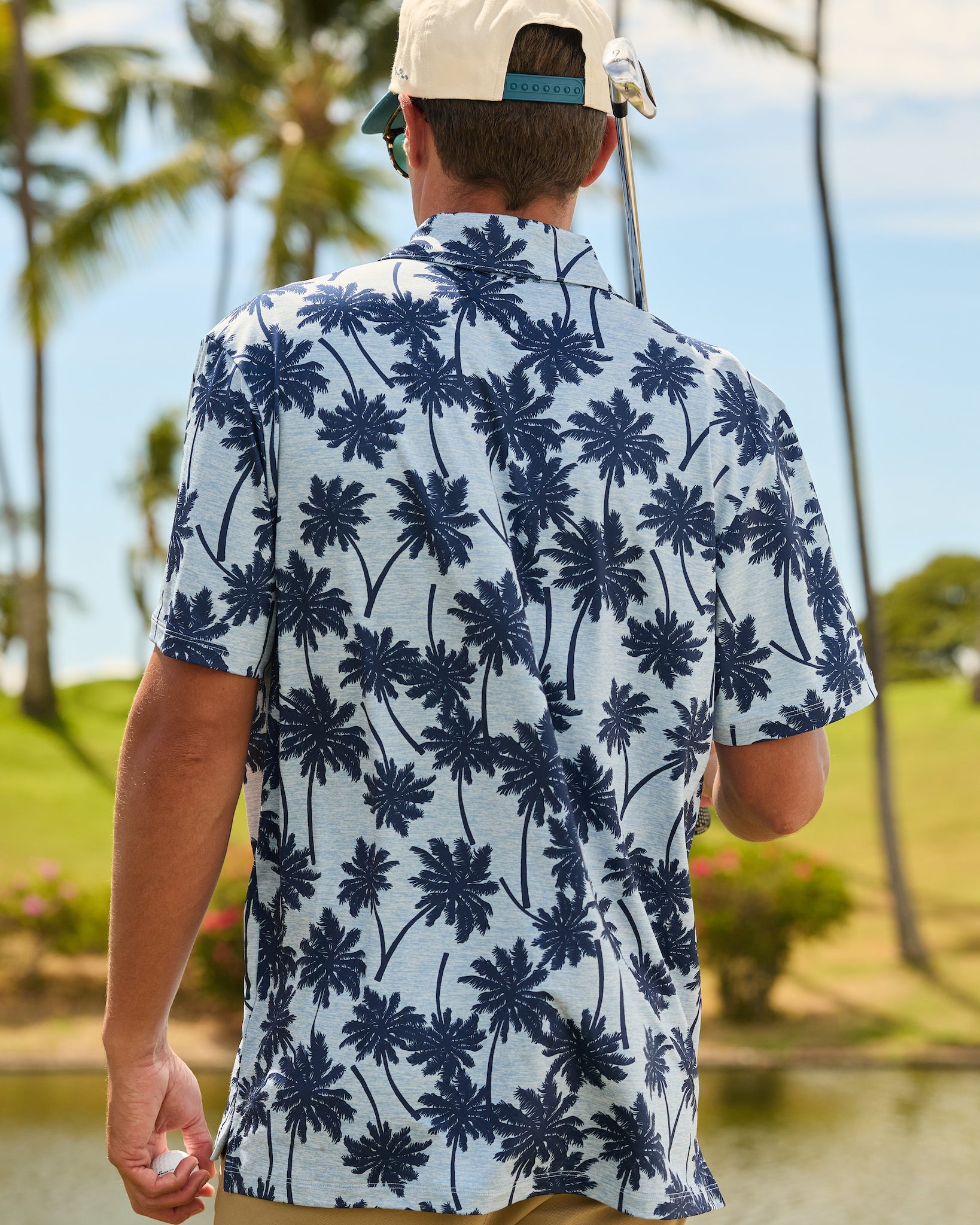 The Palmera - Heathered Golf Shirt