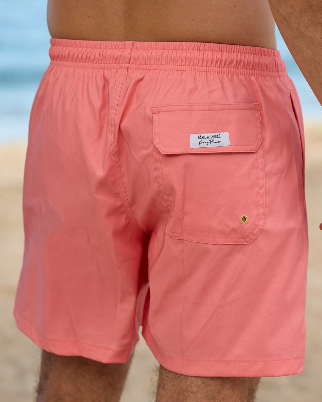 Margaritaville by Kenny Flowers – The Match Your Parrots - Coral – Swim Trunks