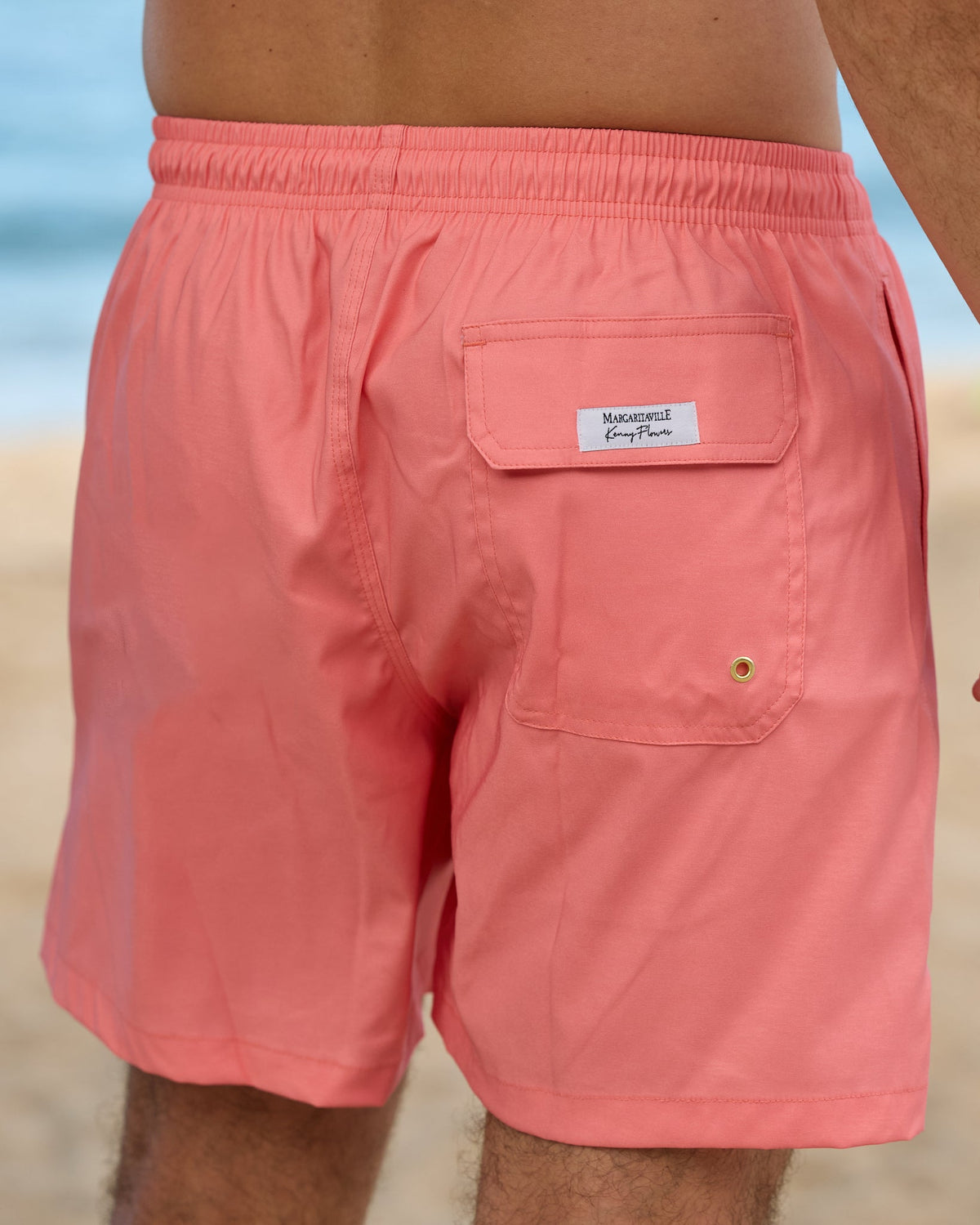 Margaritaville by Kenny Flowers – The Match Your Parrots - Coral – Swim Trunks