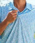 The Azaleas - Sky Blue Golf Shirt