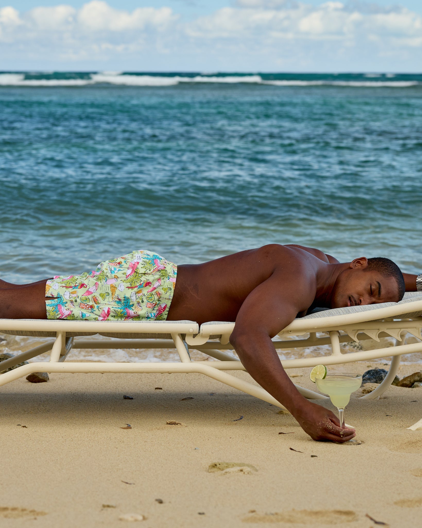 Margaritaville by Kenny Flowers – Welcome to Margaritaville - Lime – Swim Trunks