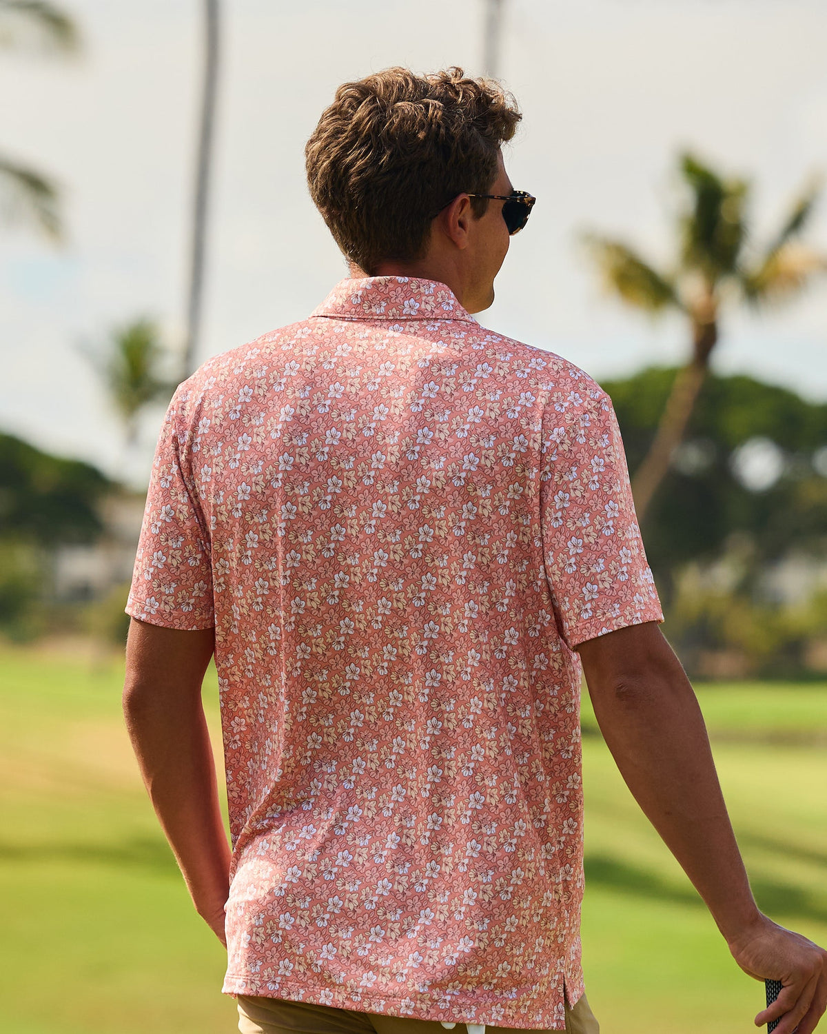 The Azaleas - Sunset Golf Shirt