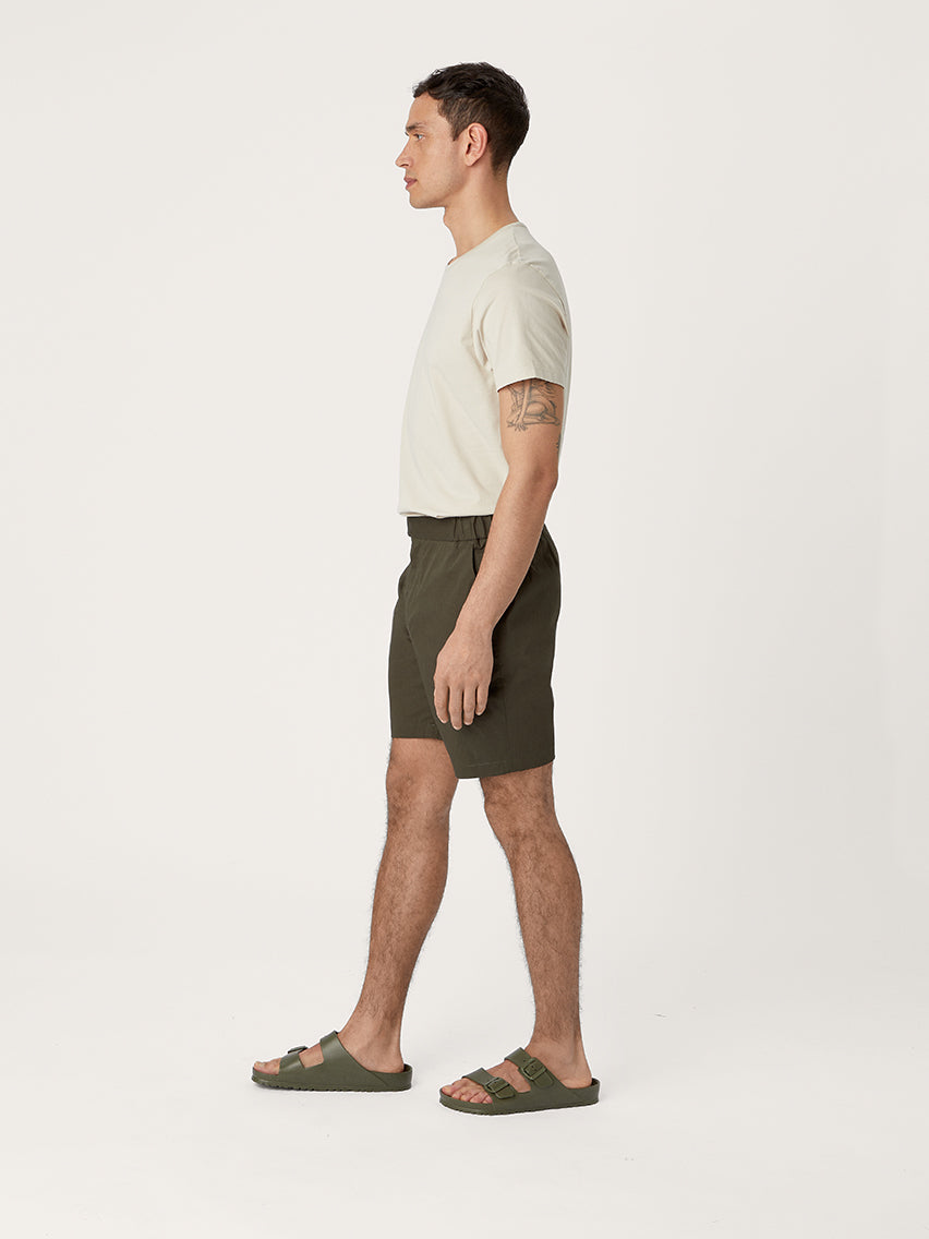 The 12 Shorts 9" || Khaki | Stretch Cotton