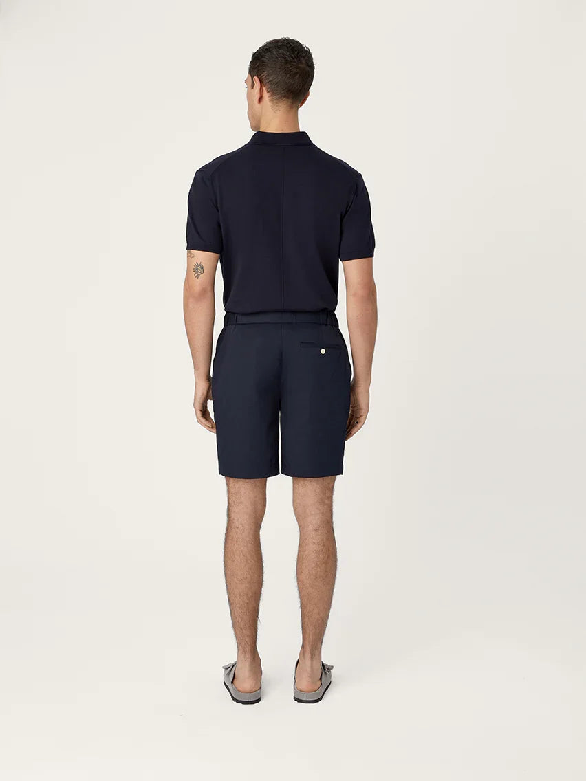 The 12 Shorts 9" || Navy | Stretch Cotton