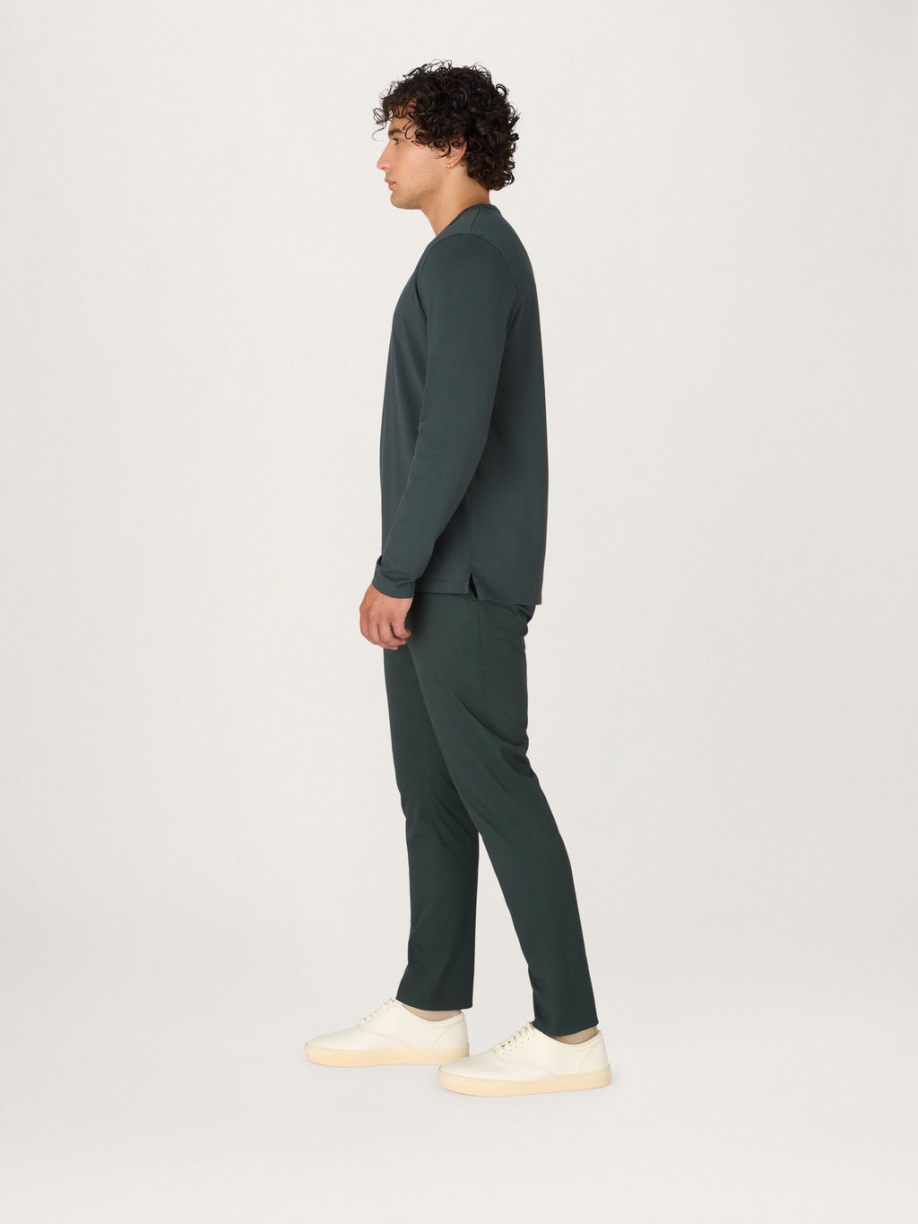 The Long Sleeve Tee || Forest Green | Organic Cotton