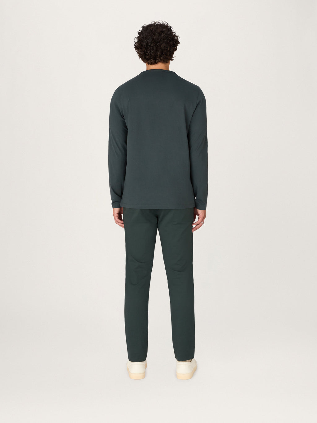 The Long Sleeve Tee || Forest Green | Organic Cotton