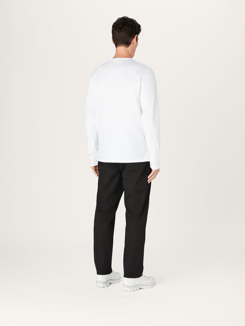 The Long Sleeve Tee || White | Organic Cotton