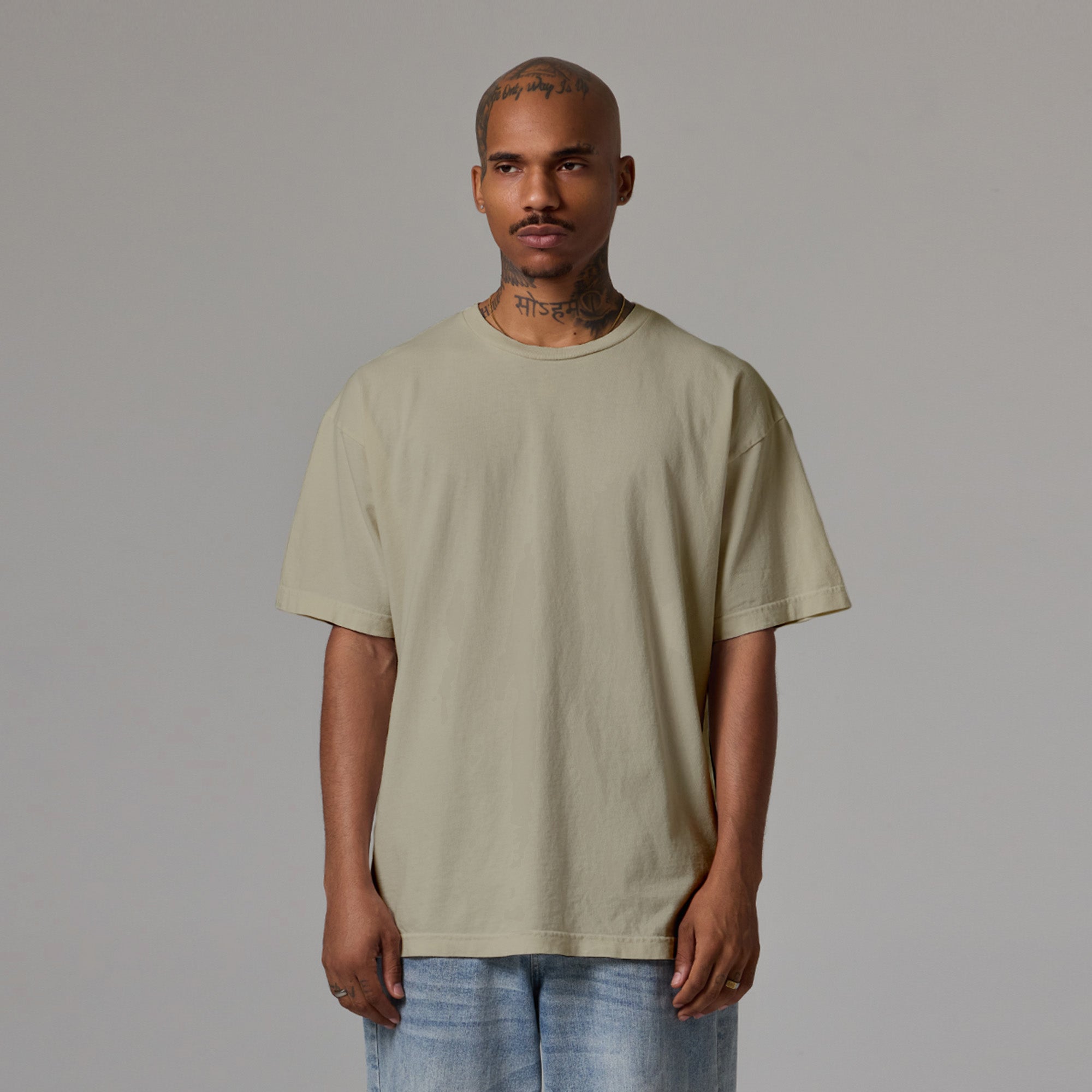 MENS DROP SHOULDER TEE 6 PACK