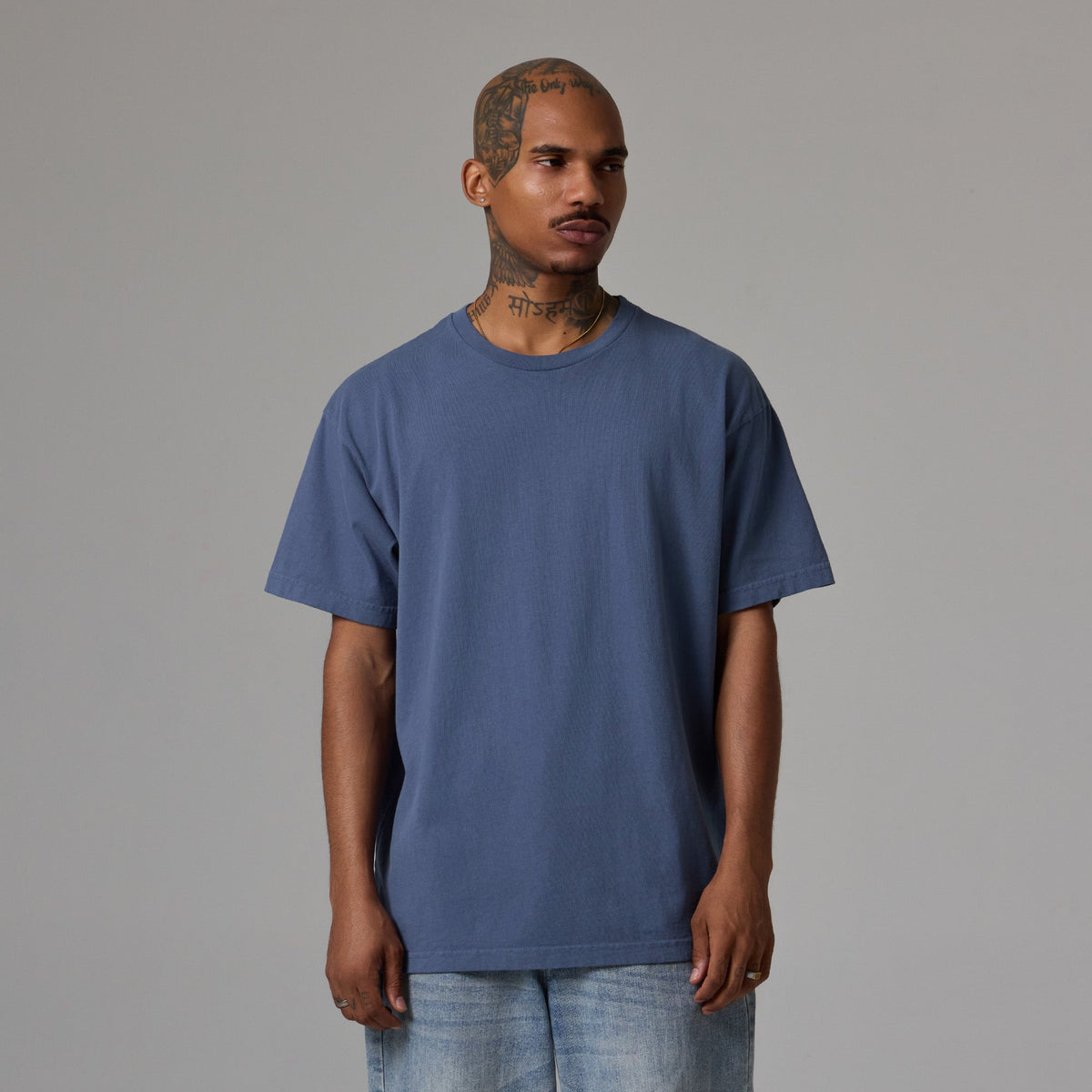 MENS DROP SHOULDER TEE 6 PACK