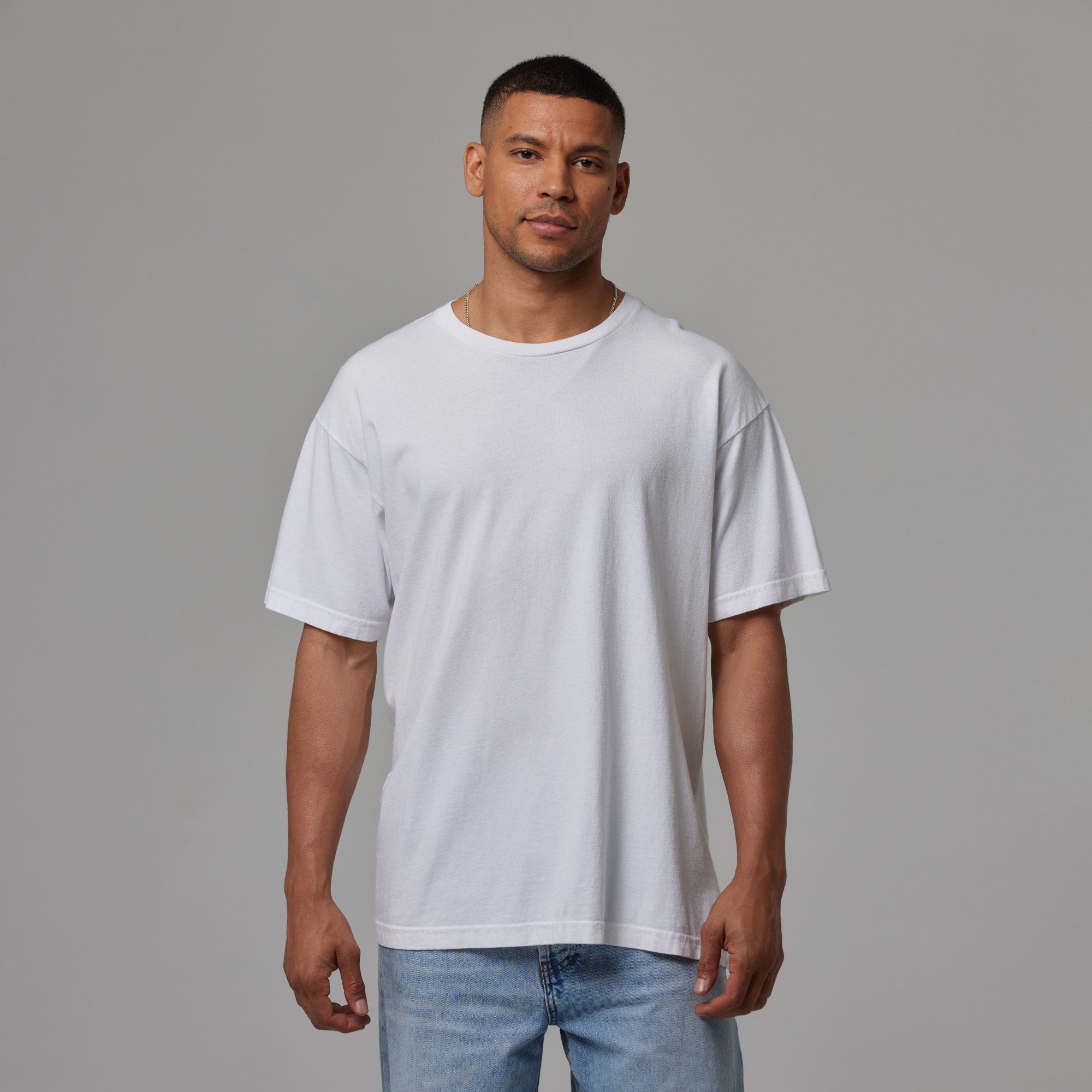 MENS DROP SHOULDER TEE 6 PACK