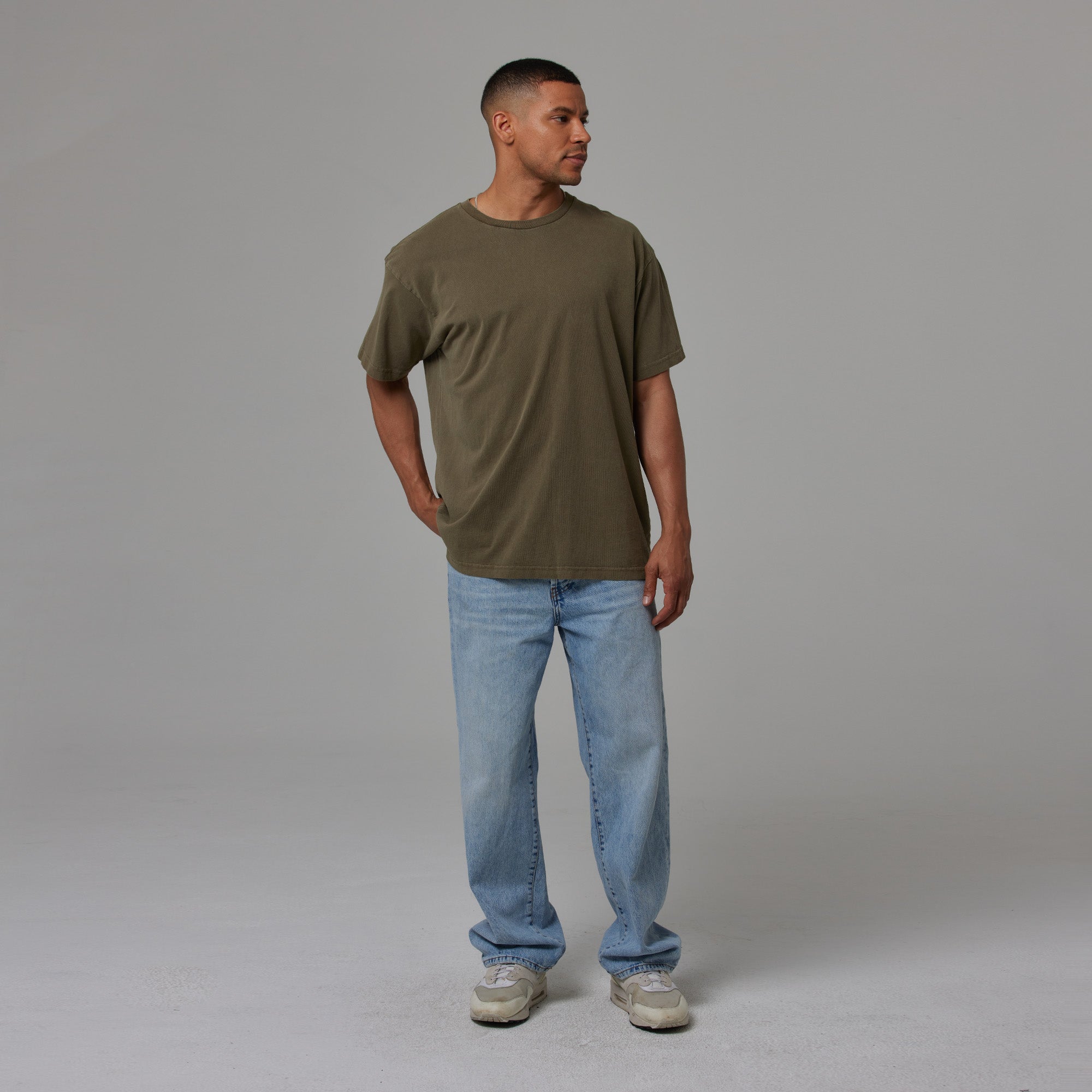 MENS DROP SHOULDER TEE 6 PACK