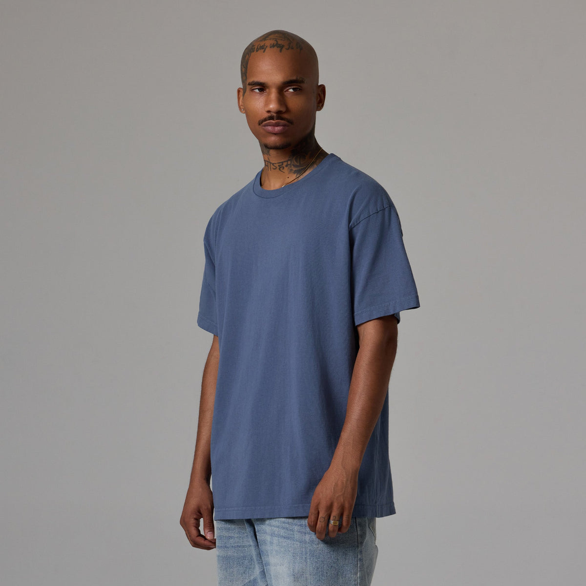 MENS DROP SHOULDER TEE 6 PACK