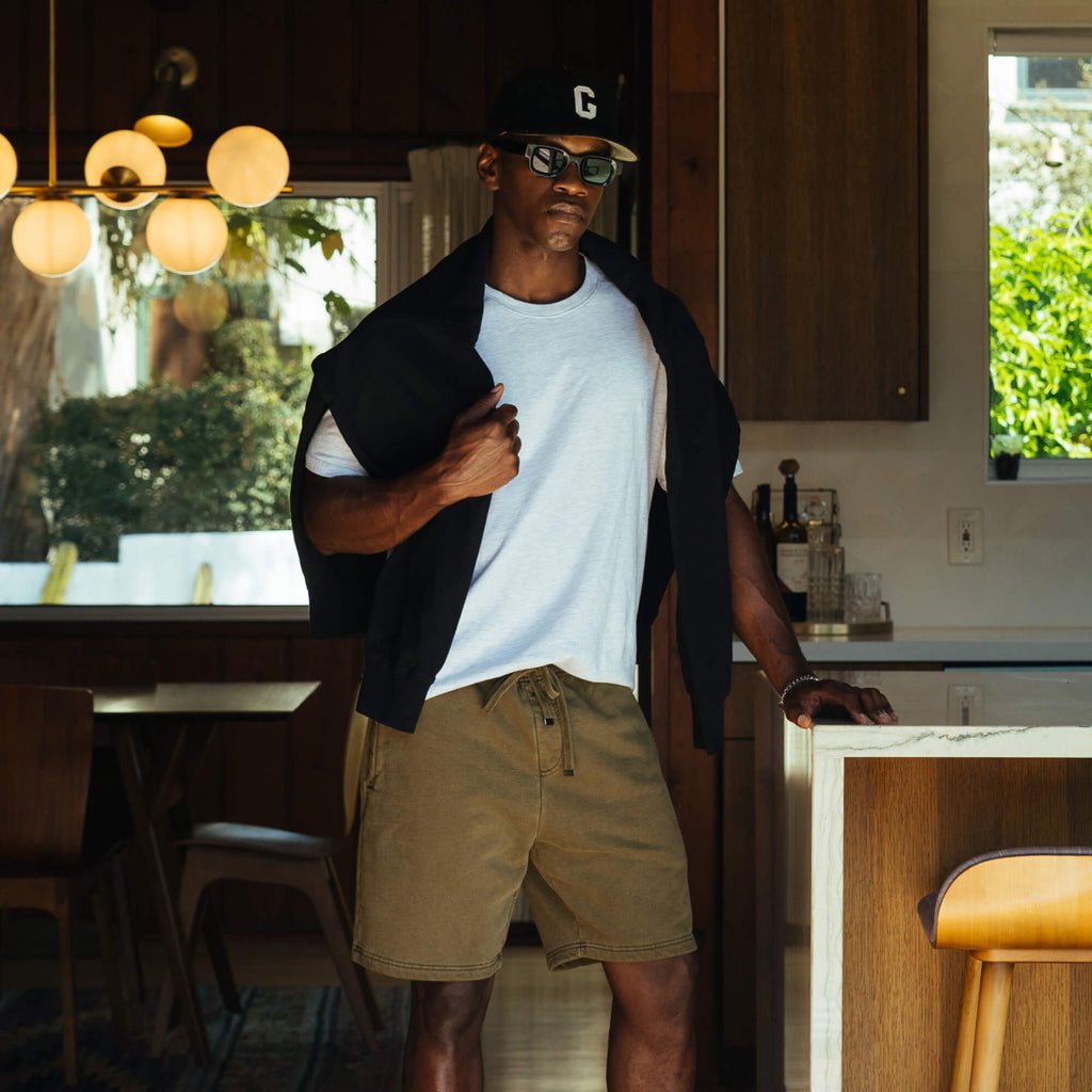 MENS HEAVYWEIGHT FLEECE SHORT