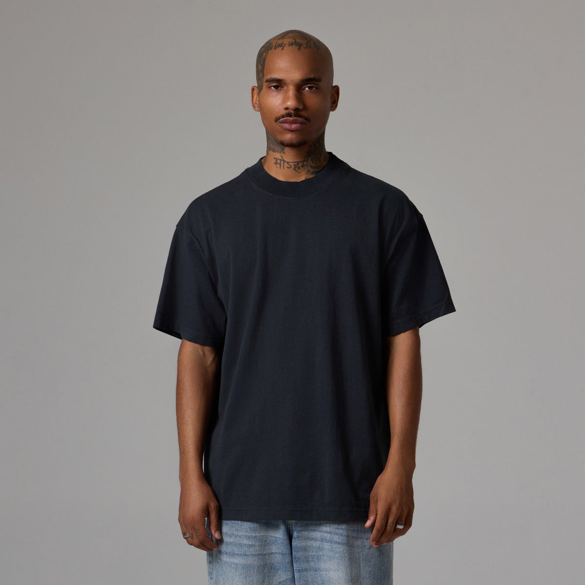 MENS MOCK NECK TEE 3 PACK - MIX & MATCH