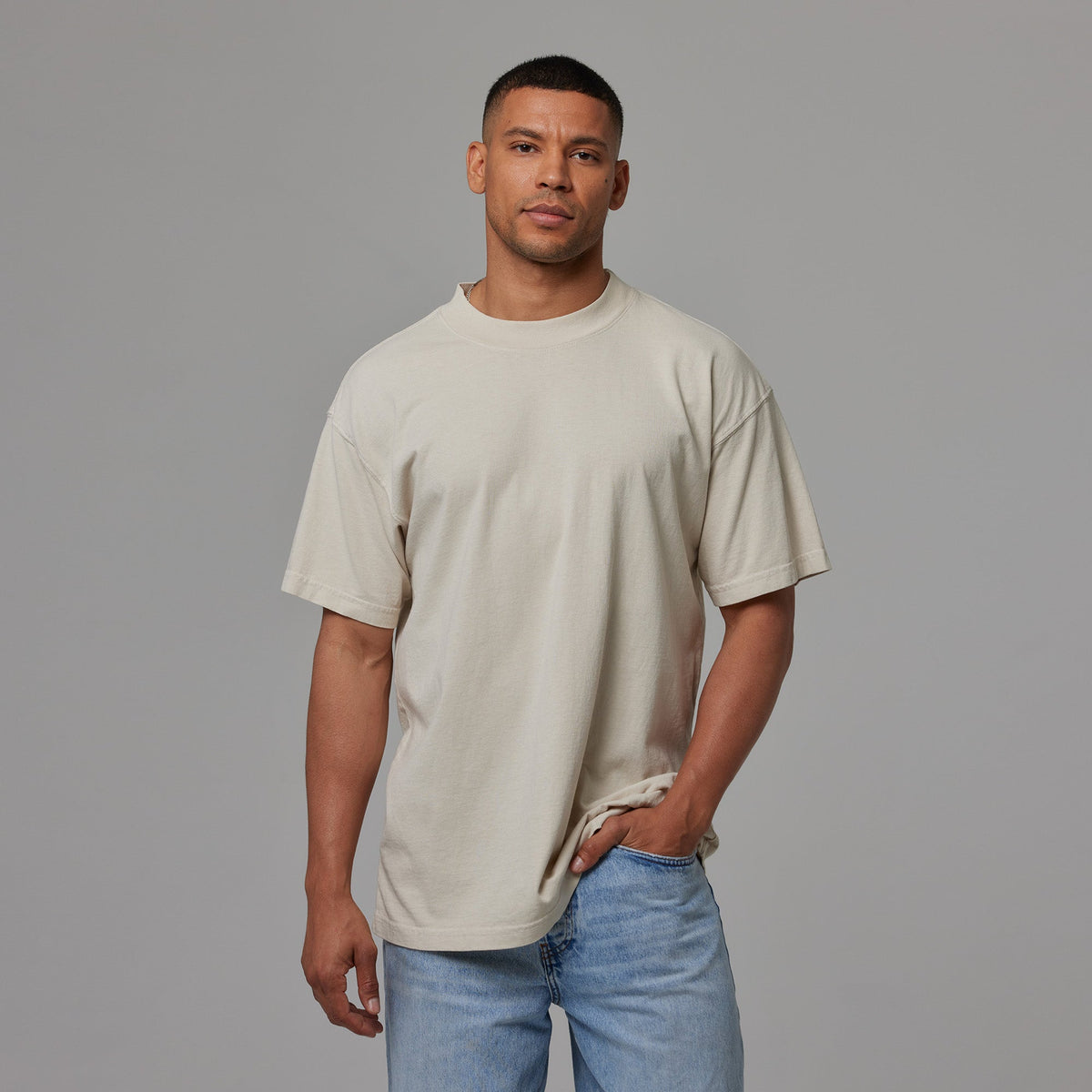 MENS MOCK NECK TEE 3 PACK - MIX & MATCH