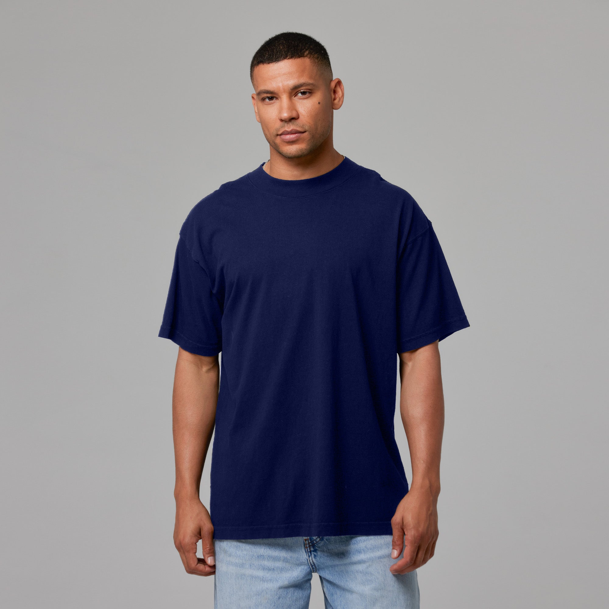 MENS MOCK NECK TEE