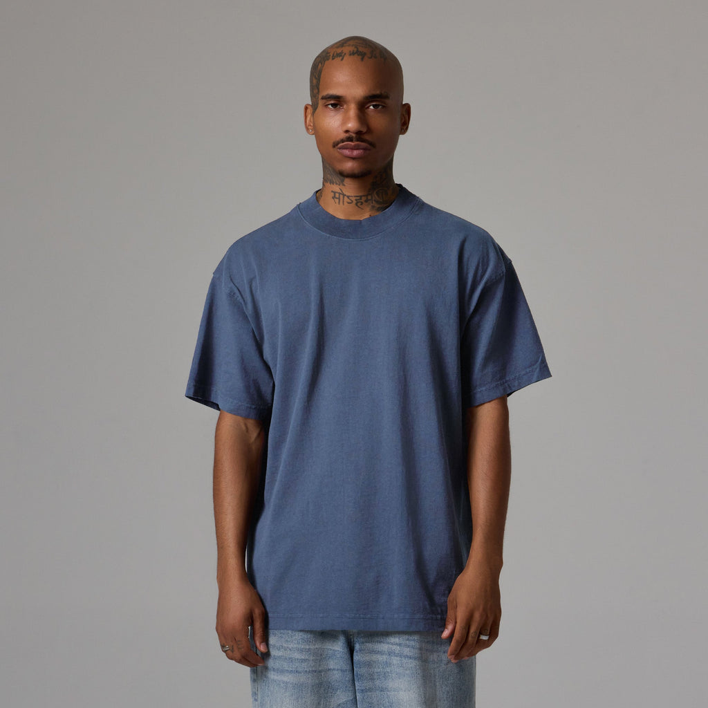 MENS MOCK NECK TEE 6 PACK