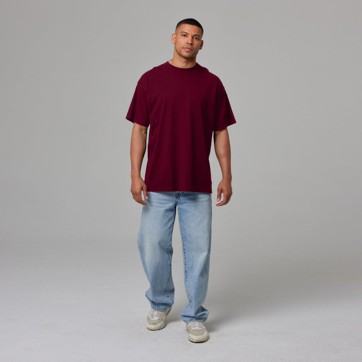 MENS MOCK NECK TEE 6 PACK