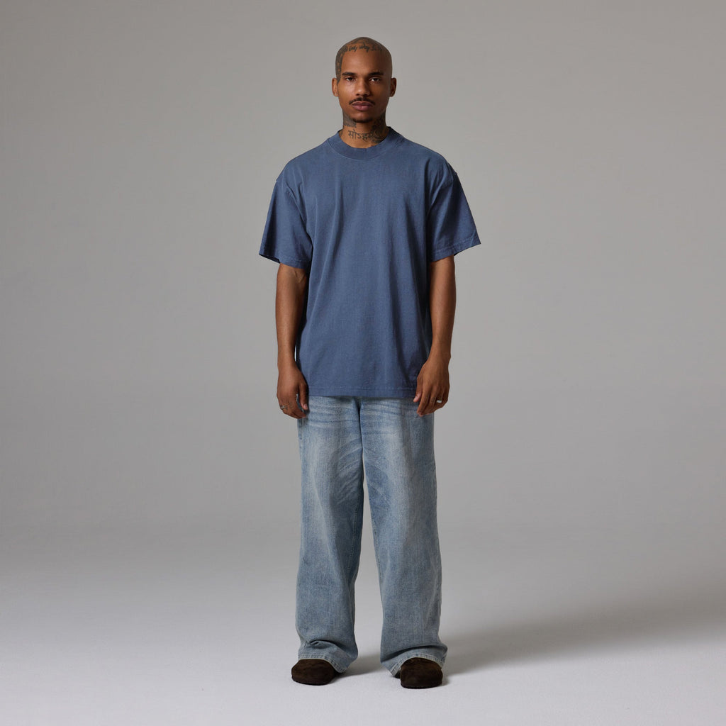 MENS MOCK NECK TEE 6 PACK