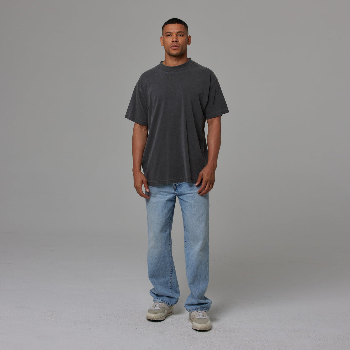 MENS MOCK NECK TEE 6 PACK