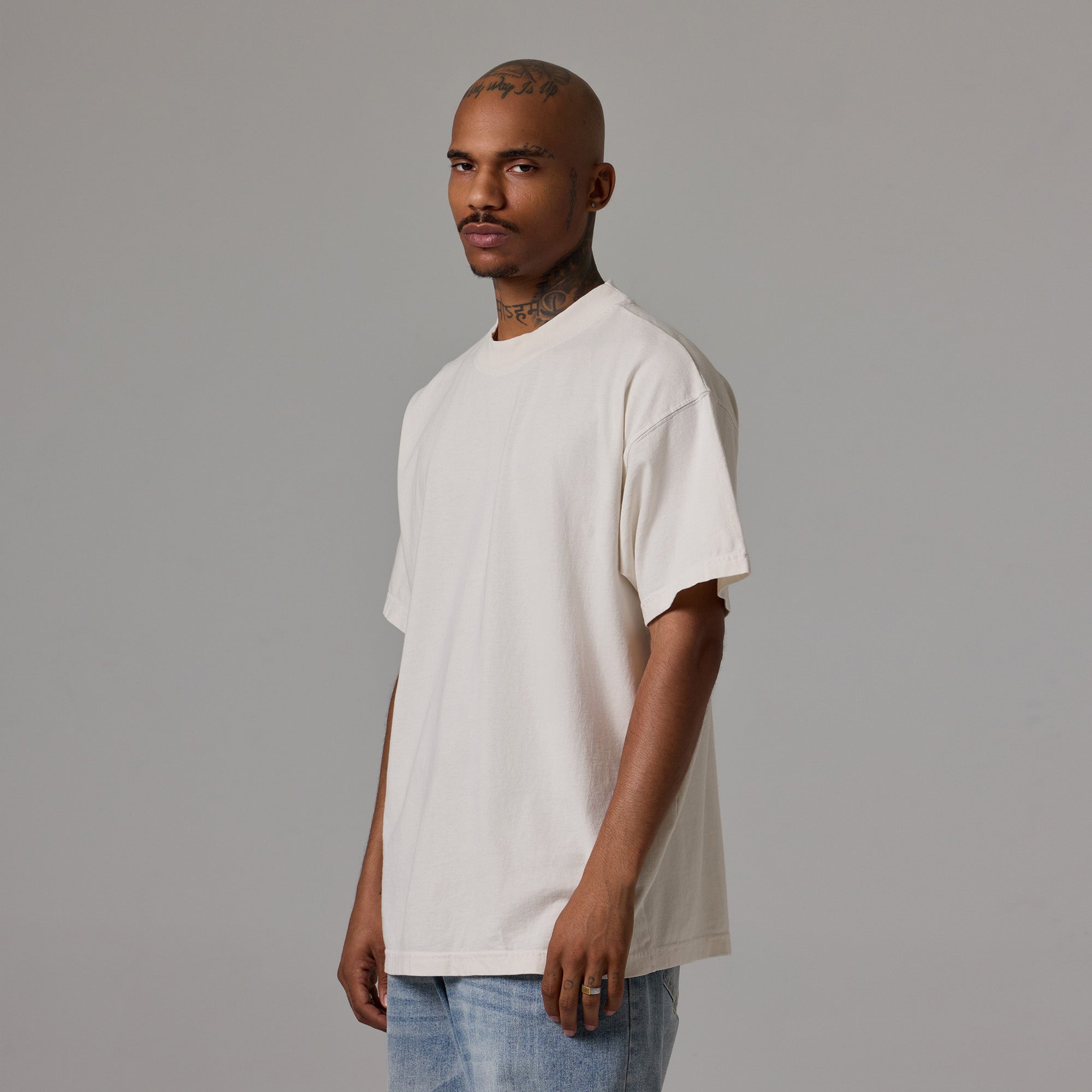 MENS MOCK NECK TEE 6 PACK