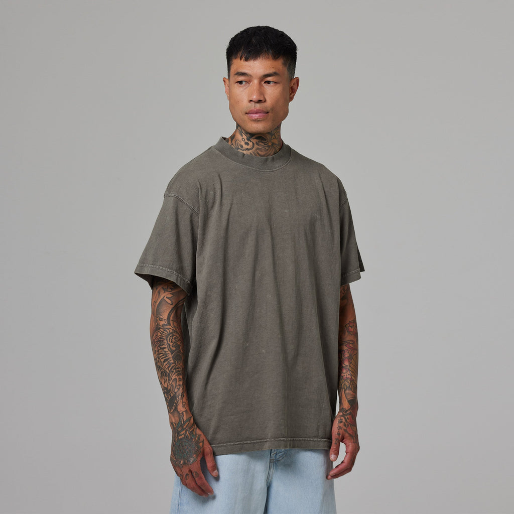 MENS MOCK NECK TEE