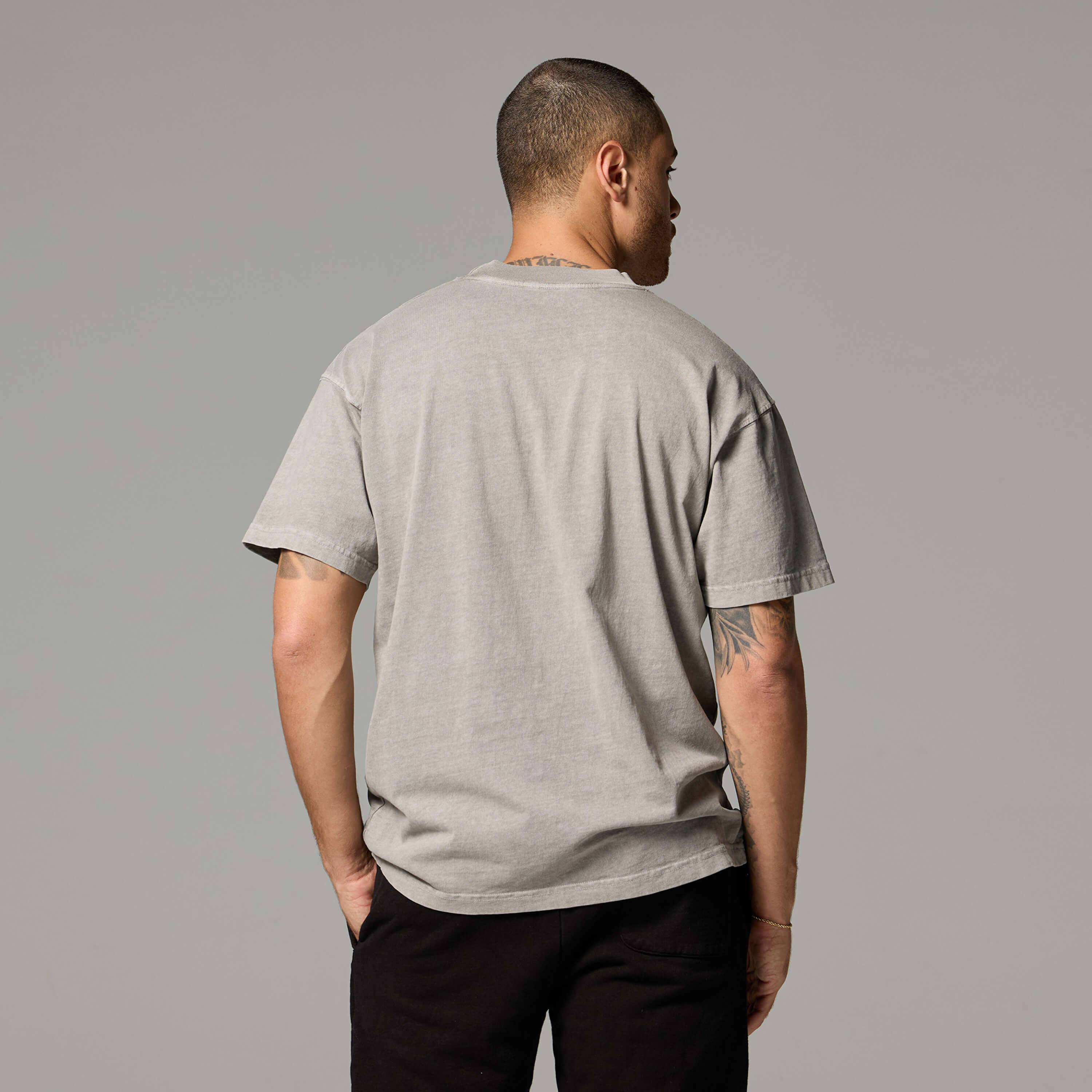 MENS MOCK NECK TEE 6 PACK