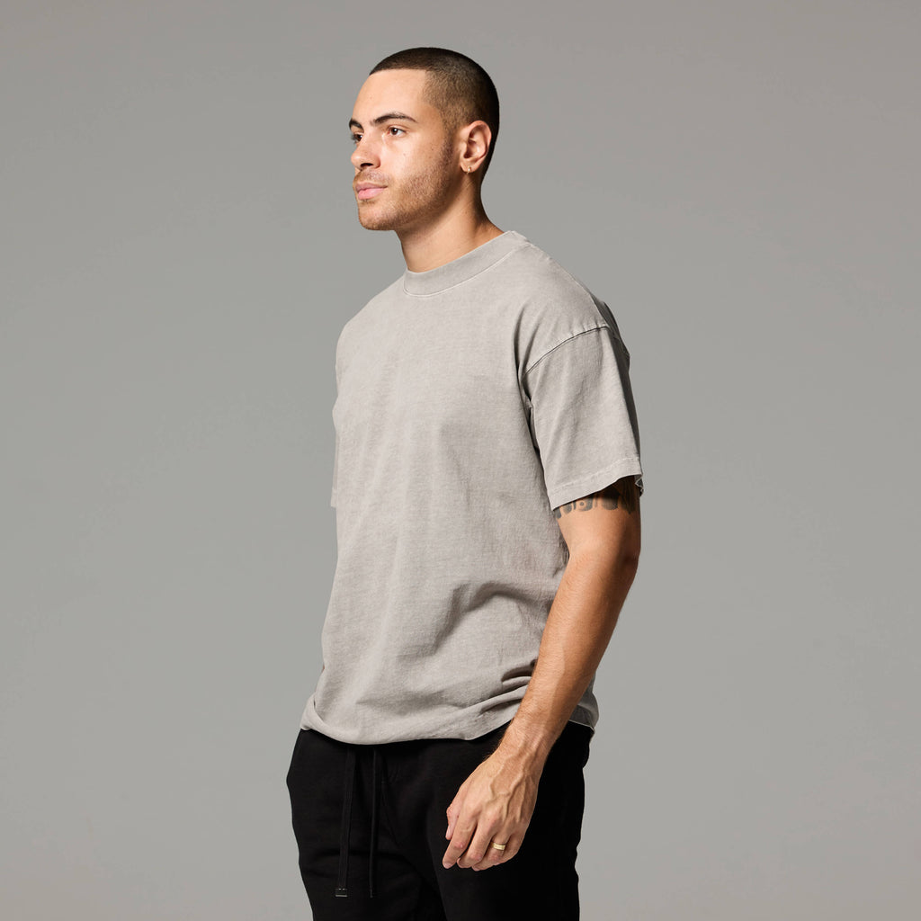 MENS MOCK NECK TEE