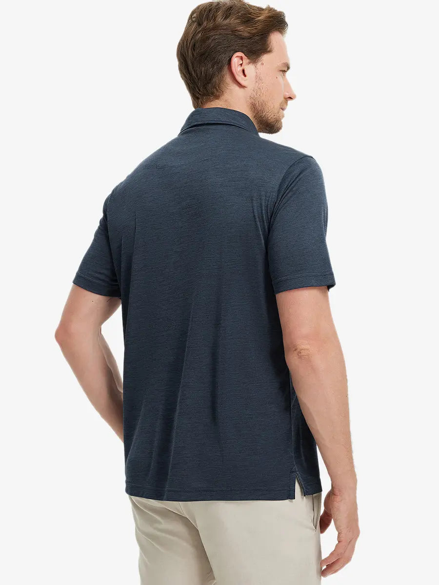 Modern Fit Melange Polo