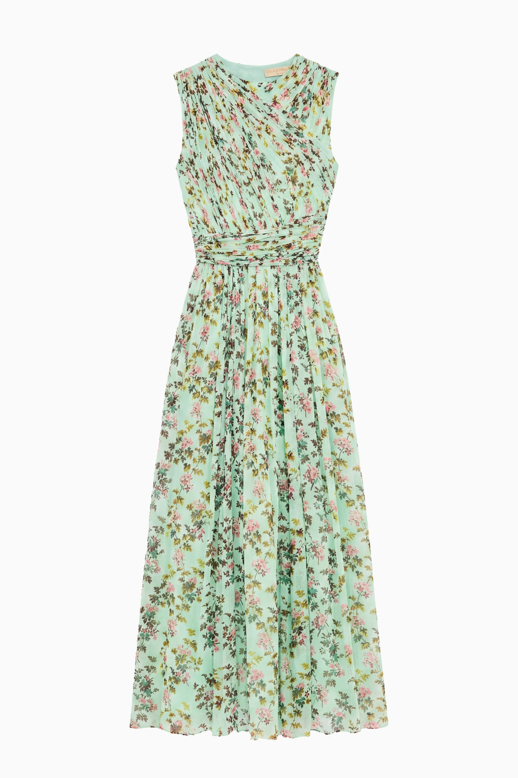 Celestina Silk Dress - Opaline