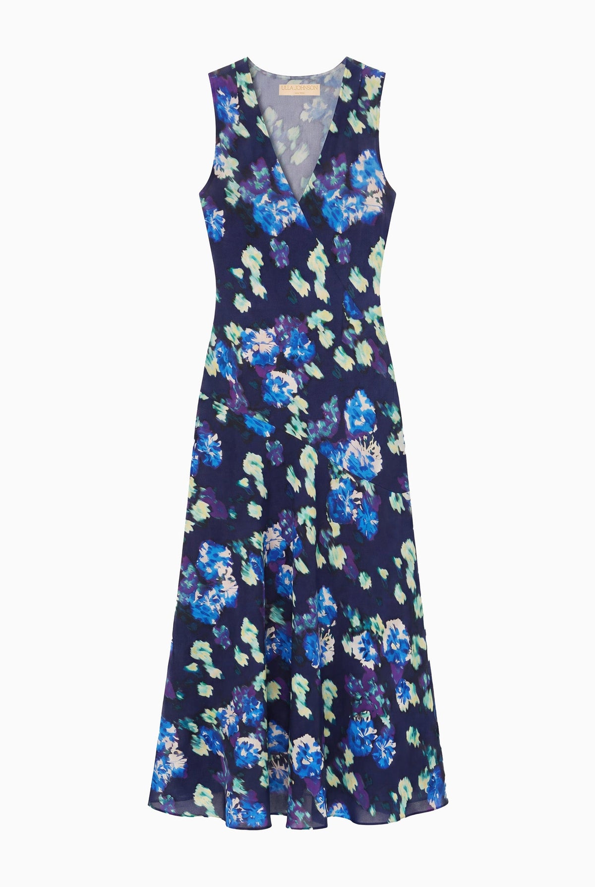 Elowen Silk Dress - Evening Bloom