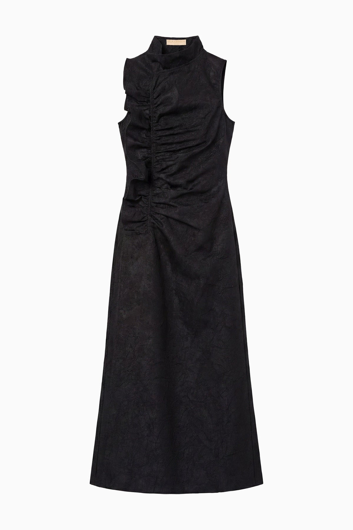 Demetria Taffeta Dress - Obsidian