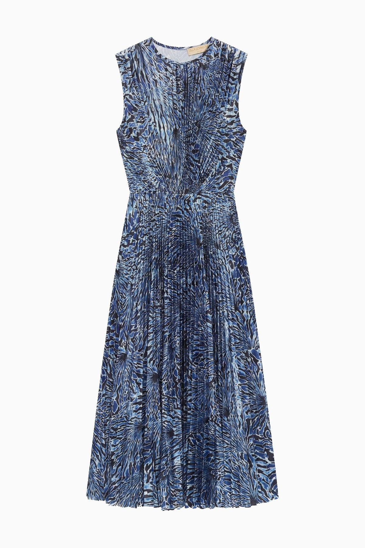 Malin Satin Dress - Lapis