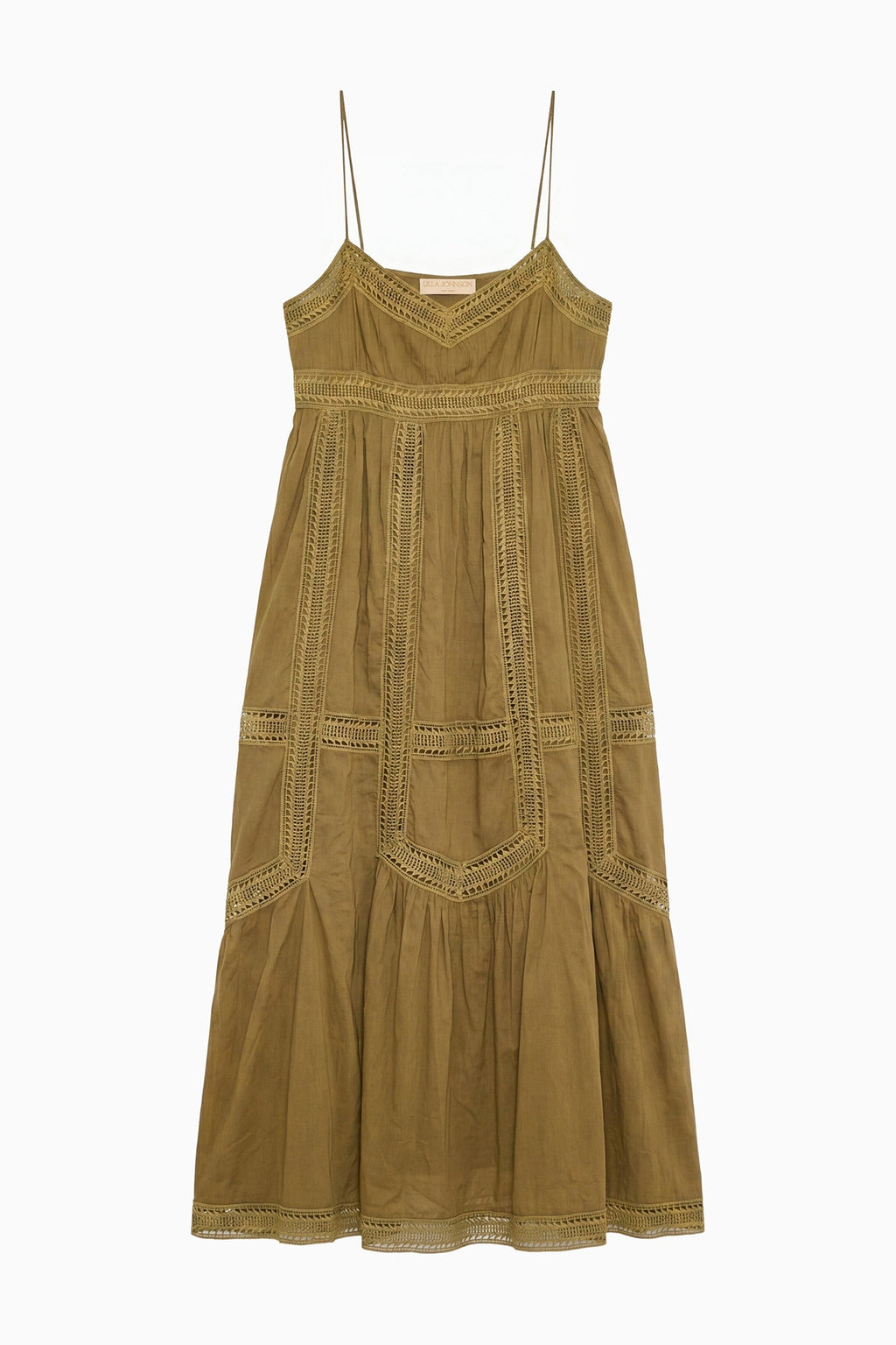 Romilly Cami Cotton Dress - Lichen