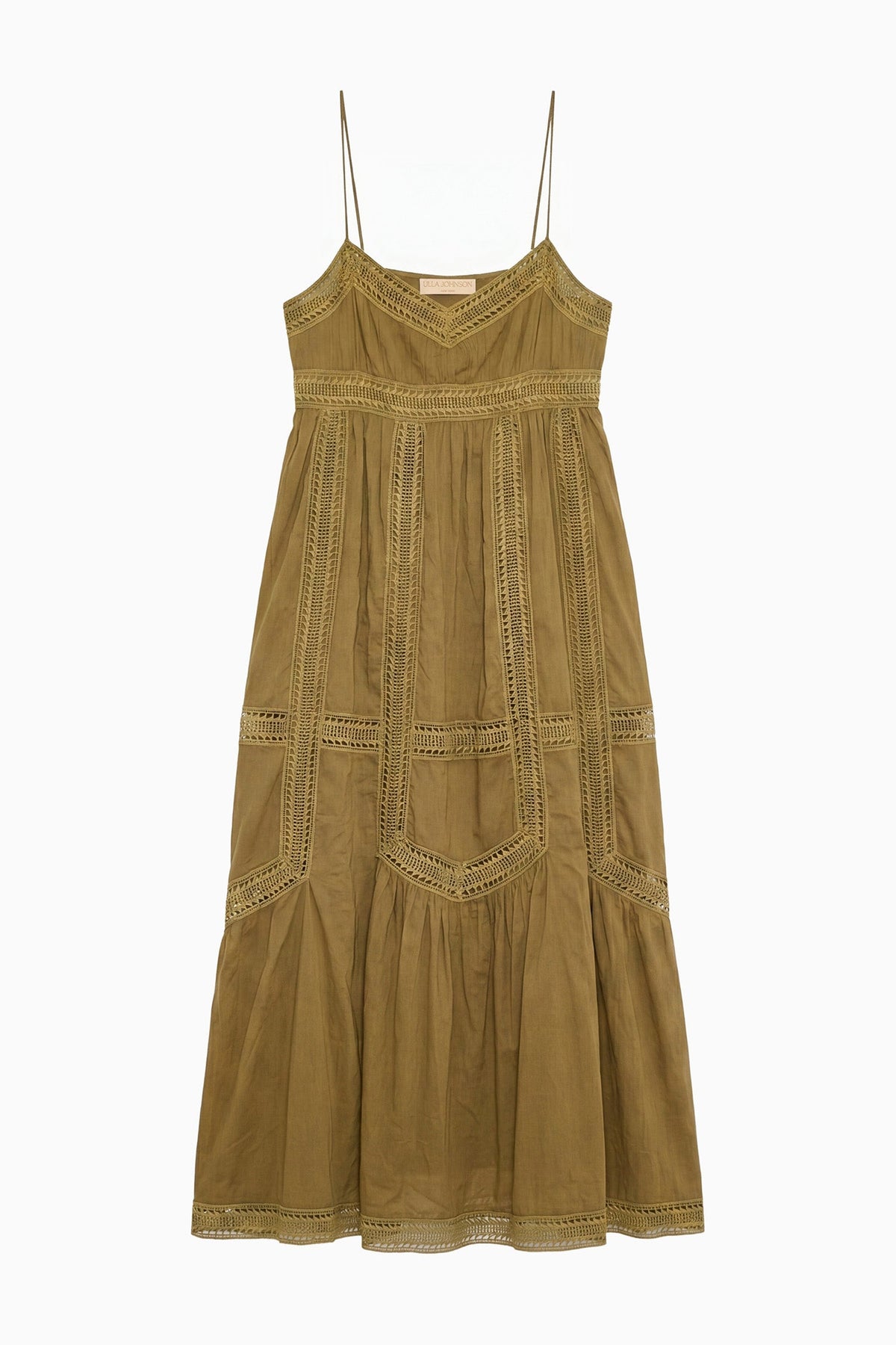 Romilly Cami Cotton Dress - Lichen